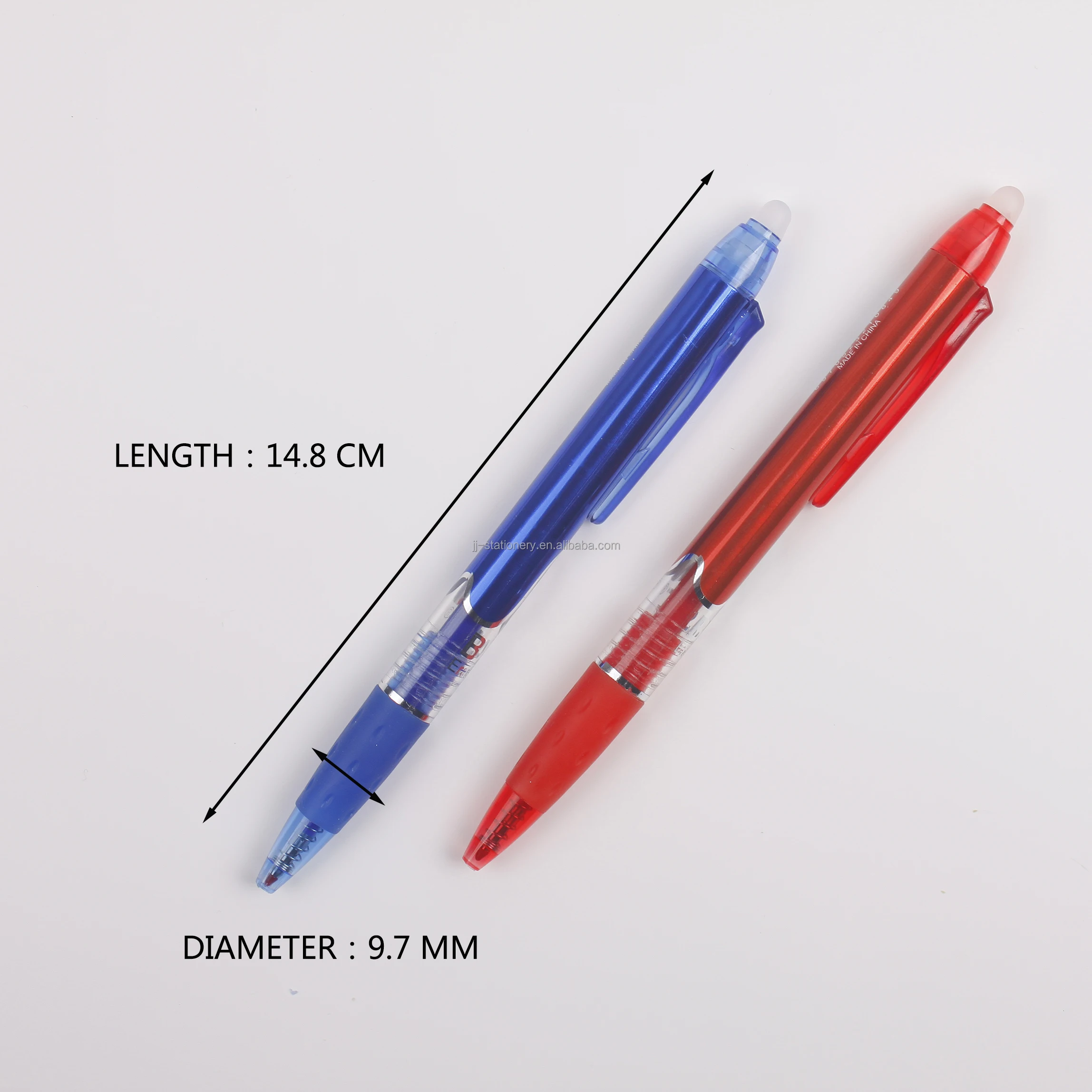 Stylo gel effaçable à encre lavable pour écriture et papeterie_voghion.com
