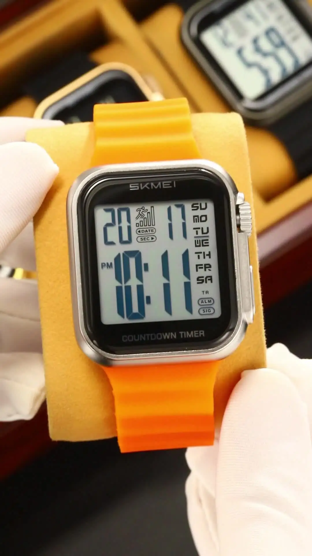 Skmei 2269 Dual Time Fashion Watch for Men Alloy Digital