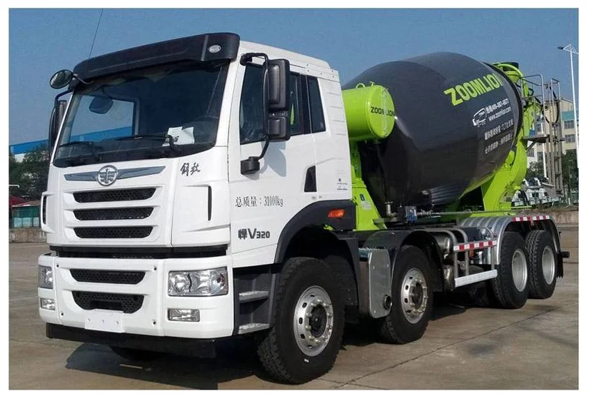 High Quality Zoomlion Portable Self Loading 8 M3 Concrete Mixer Truck