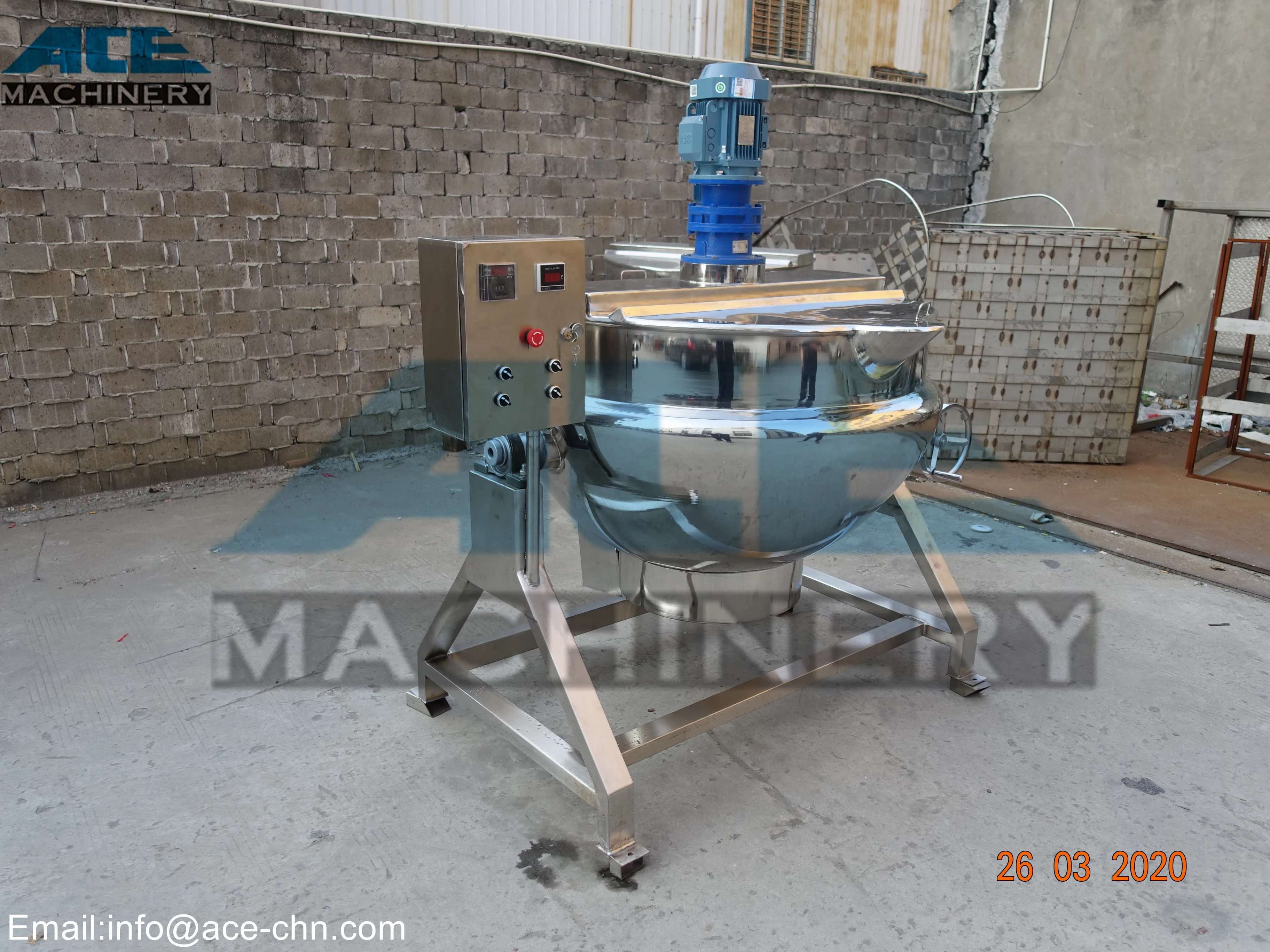 Commercial Electric Pot Cooking Kettle/industrial Steam Pressure Kettle