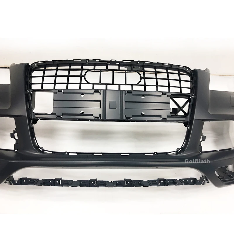 Rejilla De Parachoques Delantera Estilo RSQ7 Negra Brillante Para Audi Q7 2007-2015 | Aftermarket Products