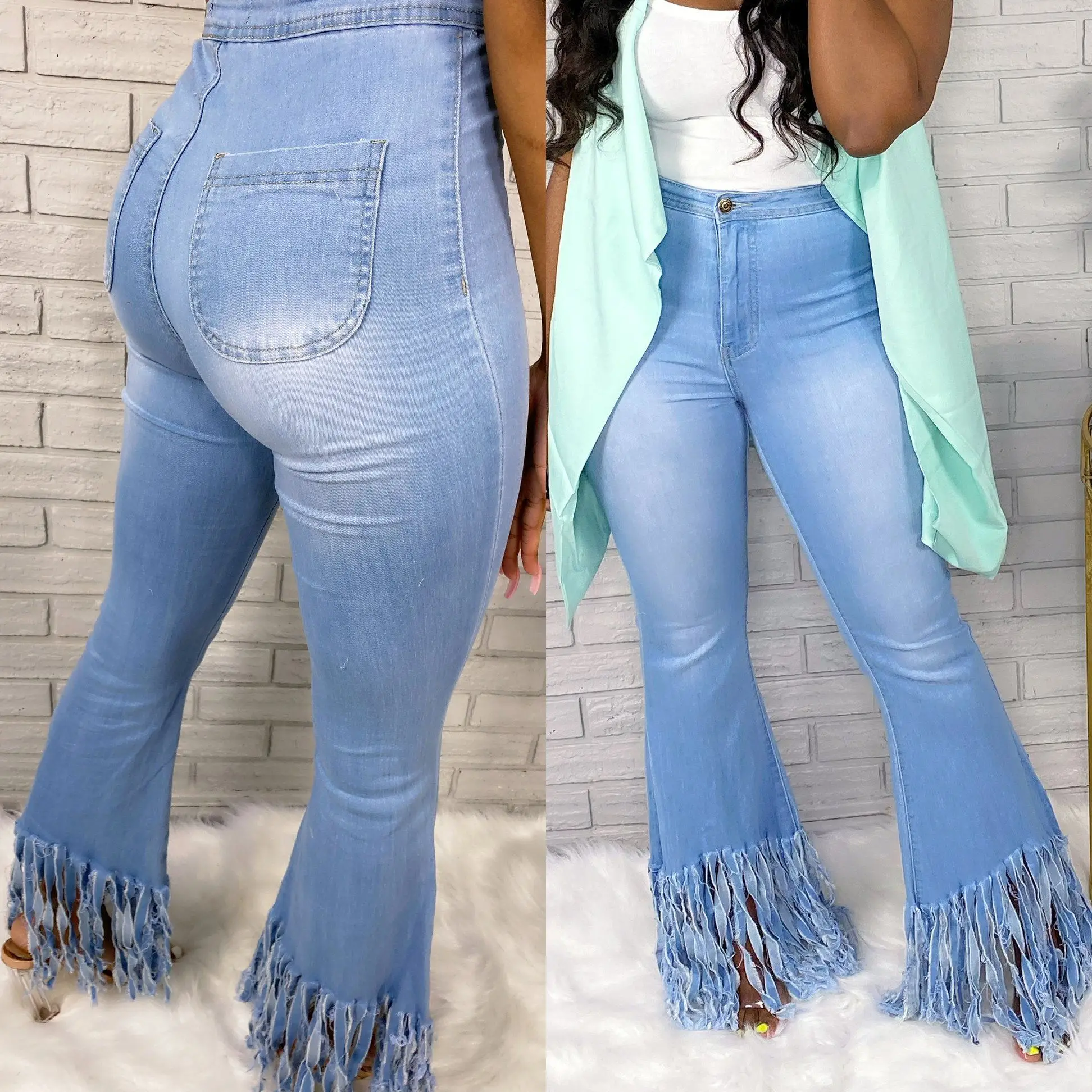 wide waist jeans