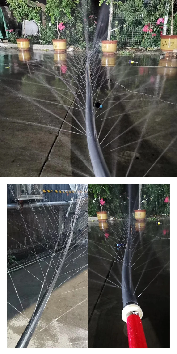 Mangueira e fita de irrigação por aspersão 16-75mm para irrigação de jardins e hortaliças