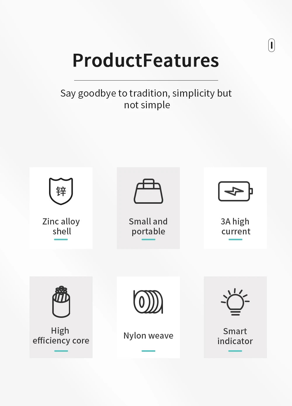 Joyroom data charger top selling led light fast 3m micro usb cable