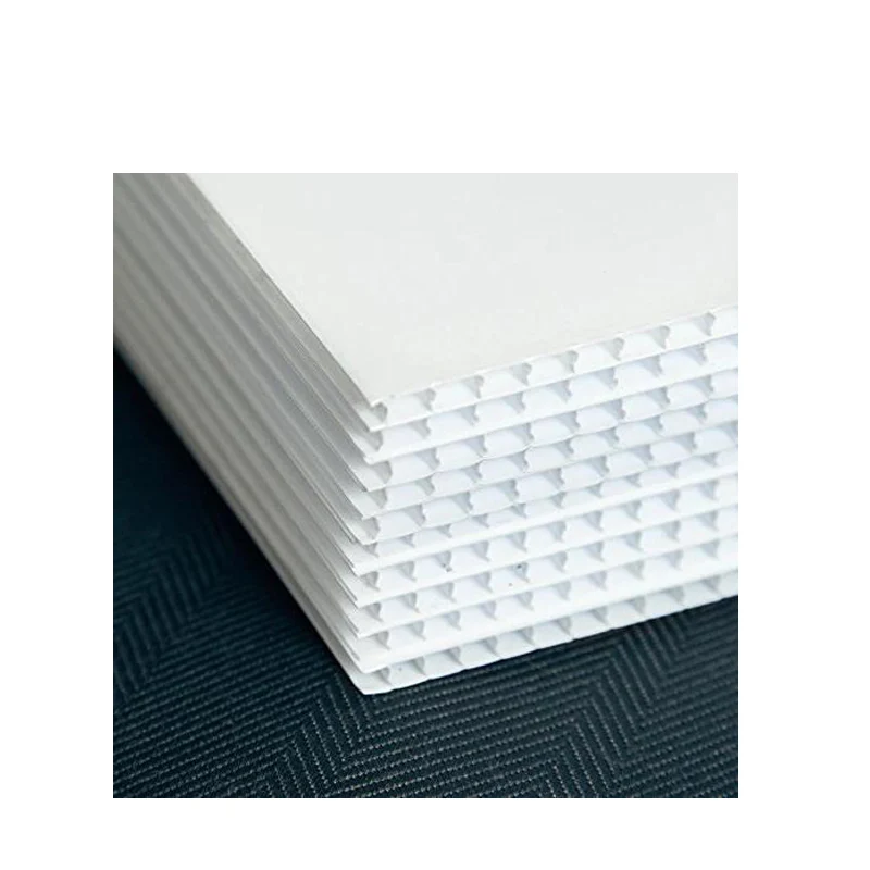 Pack of 10-3mm Correx Corrugated Plastic Sheets Translucent 2440 x 1220mm 