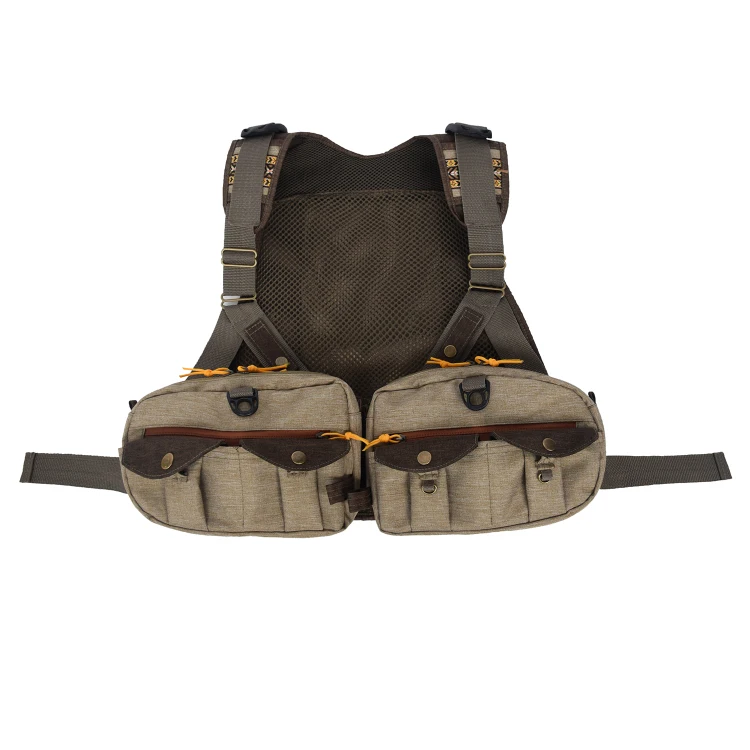 Adjustable Breathable Outdoor Fly Fishing Backpack Vest Chest Pack with ...