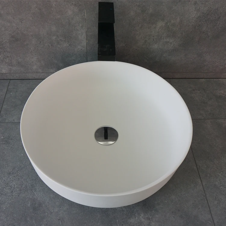 Fanwin Star Man Made Stone Basin Solid Surface Stone Countertop Slim Edge  Sink - Buy Wash Hand Basin,Countertop Sink,Solid Surface Basin Product on  Alibaba.com