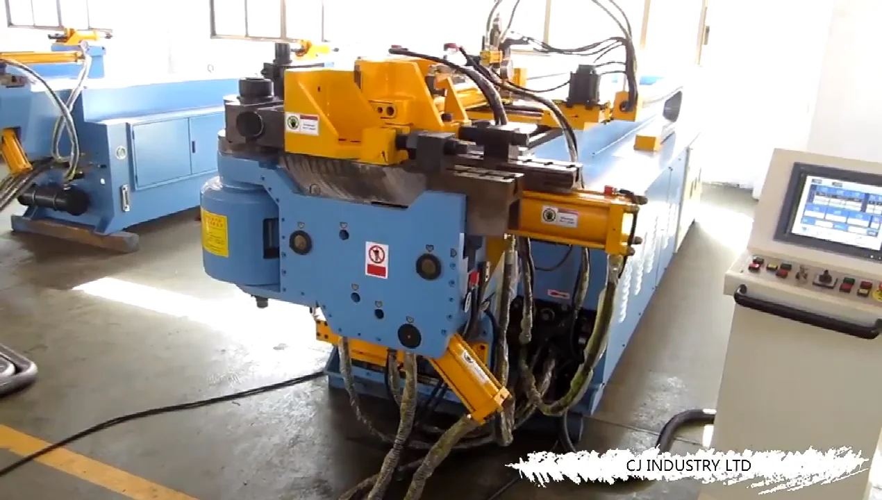 Horizontal Single Head Servo Bar Tube Bender Square Tube Bending