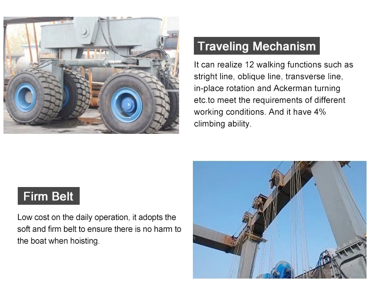 Yacht boat hoist lifting Gantry Crane Machine