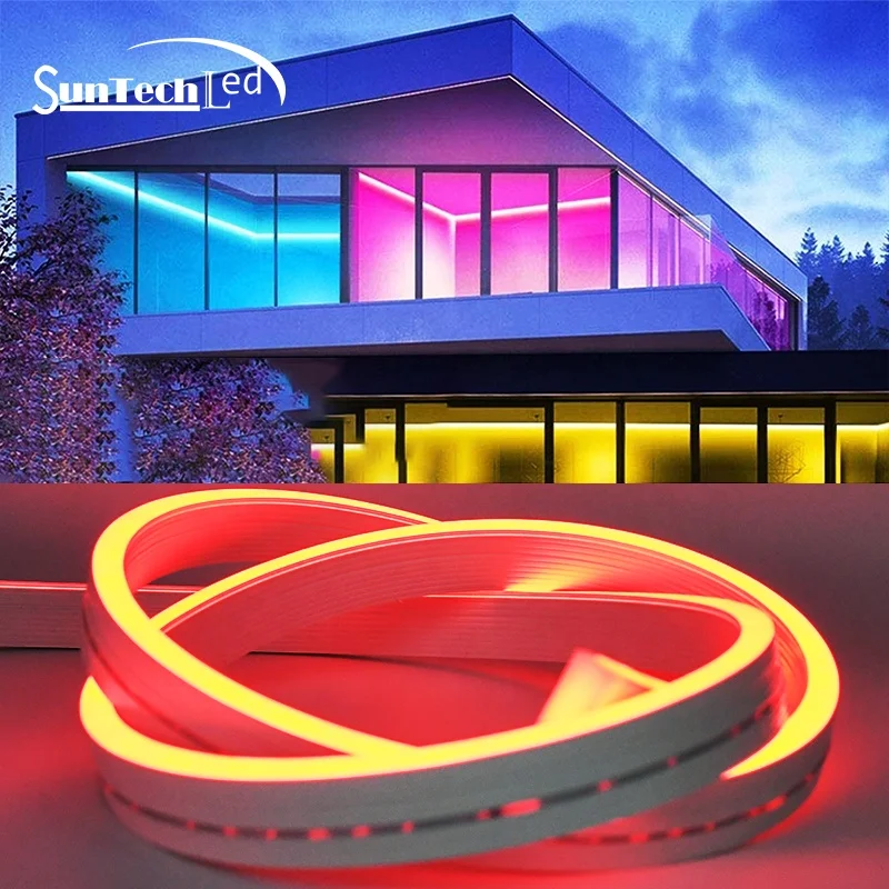 Color flexible light bar Cuttable DC24V Led Neon Light Strip Voor Outdoor Home Decoratie rgb light strips