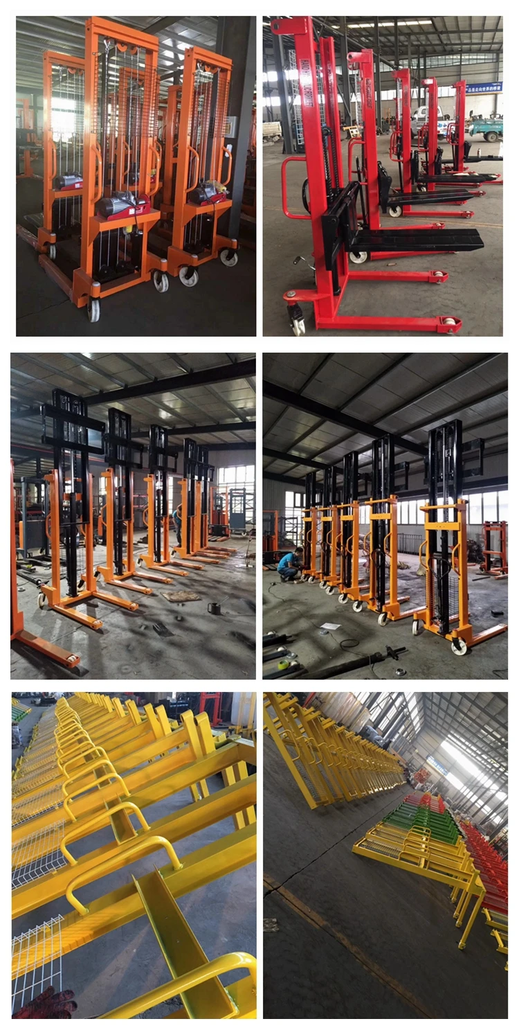 Mini Hydraulic Lifting Manual Hand Pallet Portable Stacker