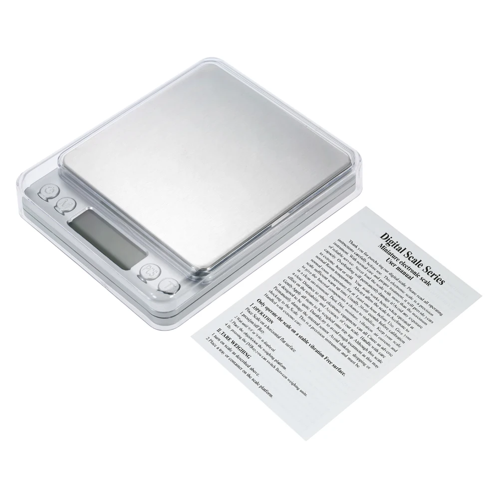 500g/0.01g 3000g/0.1g Mini Digital Jewelry Scale Electronic Balance