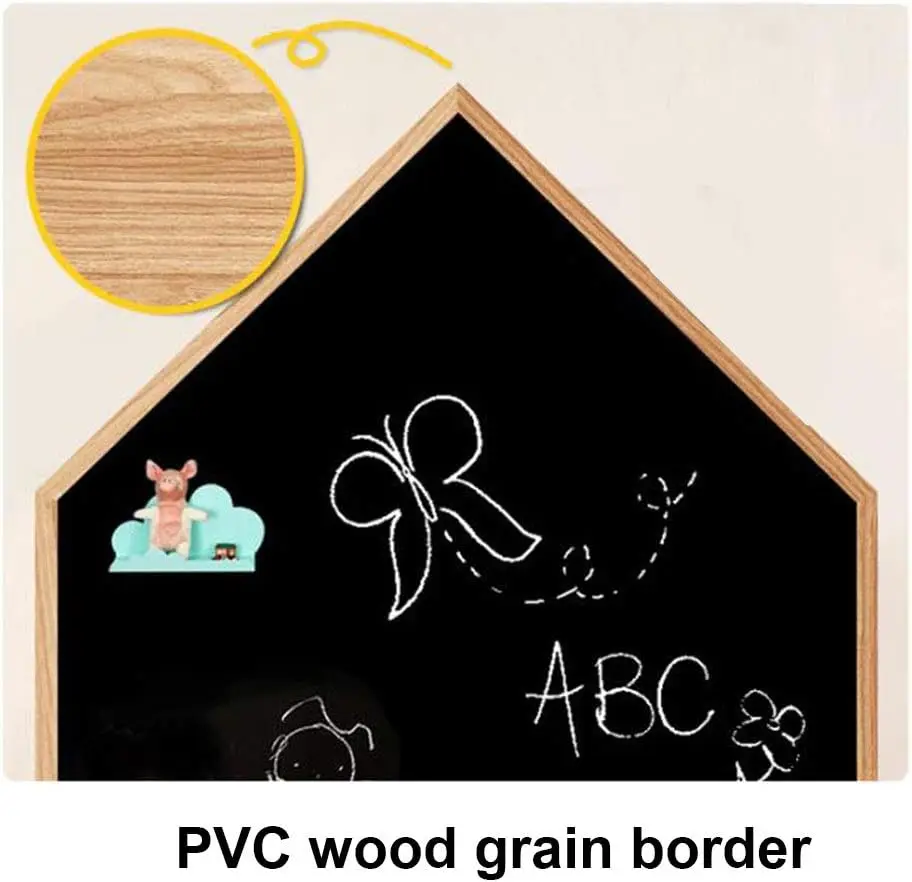 Lm Kids Self Adhesive Chalkboard Wall Sticker Black/grey/white