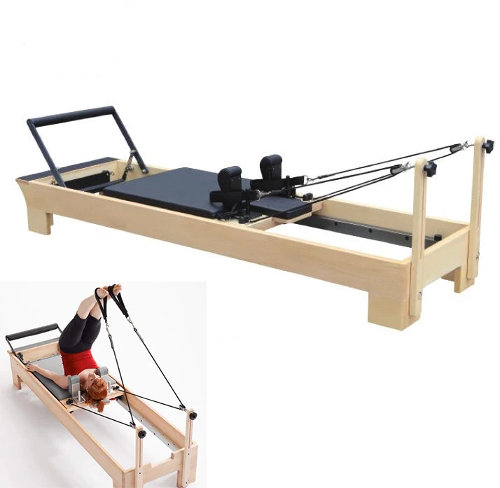 Pilates 5piece Set Elina Pilates Reformer Machine White Wood Pilates