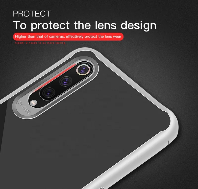 Phone Case Supplier Crystal Ultra Thin Soft Tpu Rear Cover For Xiaomi
