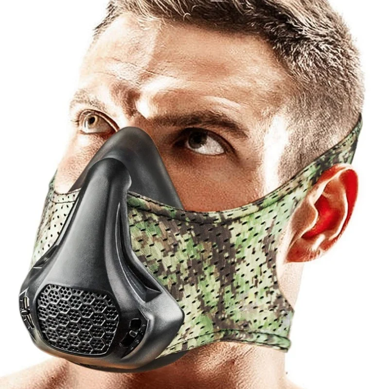 Маска для дыхания кислородом. Тренировочная маска FDBRO. Тренинг маска. Респиратор для тренировок. Кислородная маска для спорта.