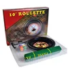 10'' Roulette Poker Chips Set with 60pcs Small Poker Chips & Table Cloth & Chips Collecting Rake Fun Leisure Borad Games