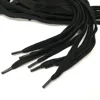 Custom hot sale printed plastic tips thick cotton flat bulk shoelaces