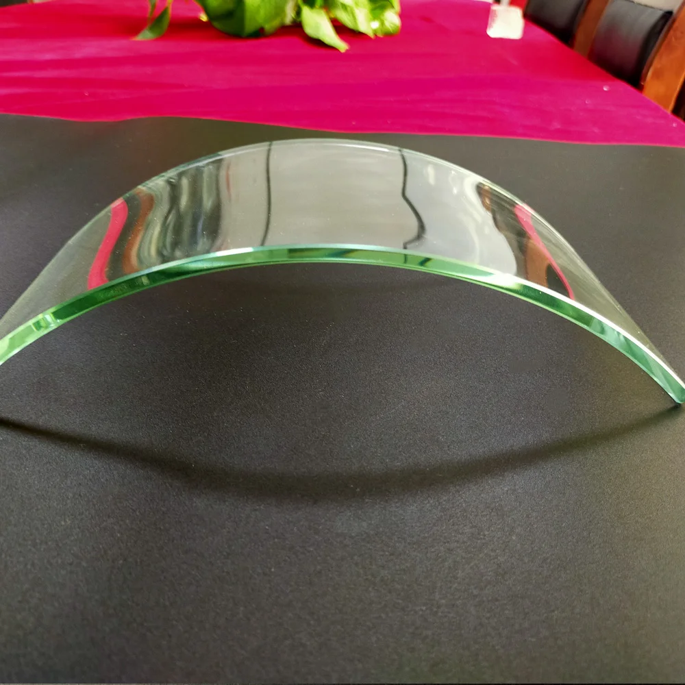 Processing Plant Customized Density Clear Curved Tempered Toughened Glass Factory Buy Clear