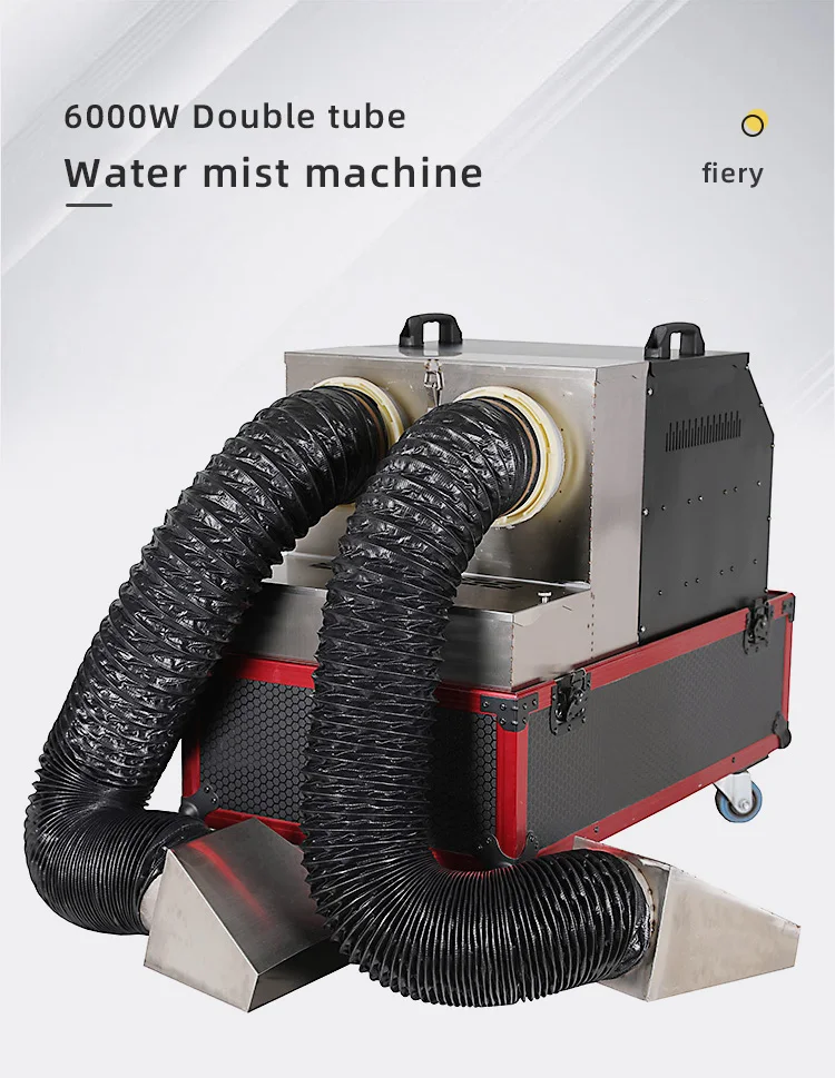 Low Lying Fog Machine For Wedding Stage 6000watt Double Tube Low Fog
