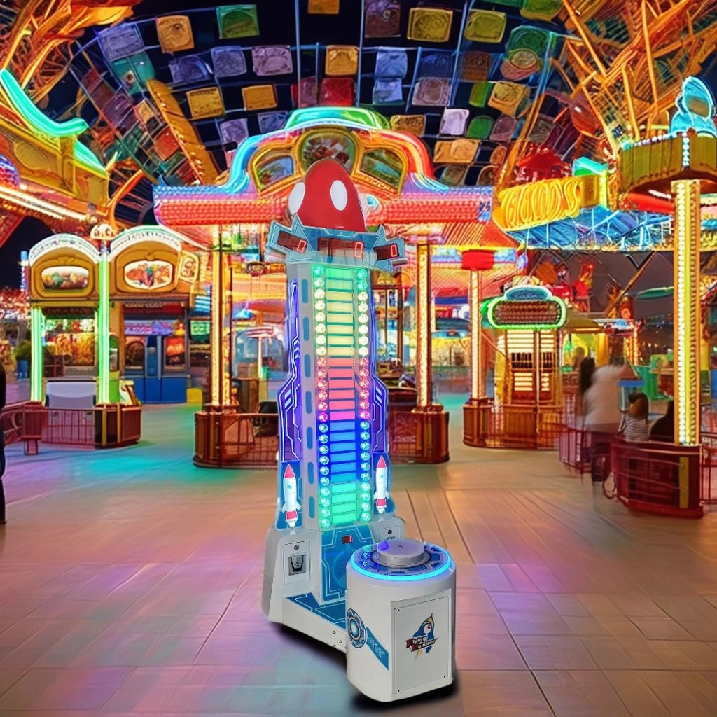 RaiseFun Metal Arcade Machine Coin-Operated Hammer Slam Strength Games with Ticket Redemption for Amusement Parks details