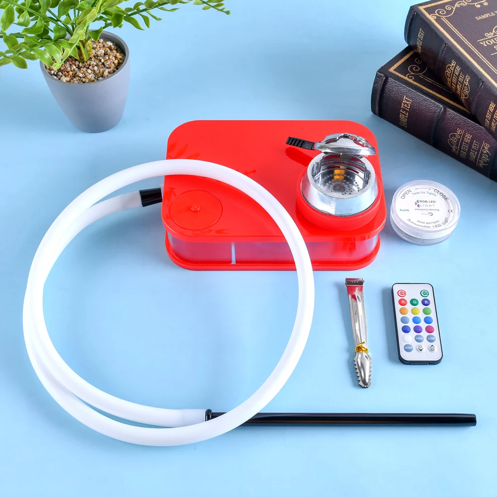 Wholesale Custom Hookah Shisha Box Colored Smoking Chicha Square