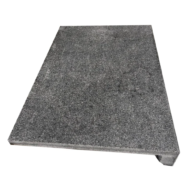 Factory Sale Decorative Dark Grey Granite Tiles Pool Coping With Flamed Finish