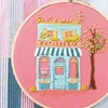Delicate 100% handmade DIY Embroidery cross stitch kit for needlework with colorful thread