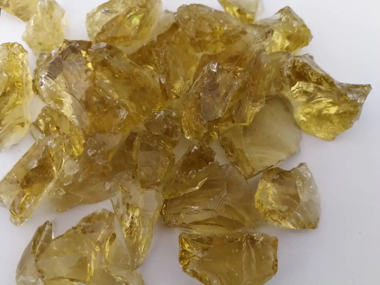 蓝色和绿色花园石笼矿渣微晶玻璃岩石