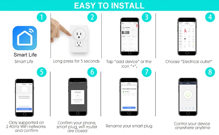 Original manufacture wifi smart alexa zigbee wall socket wireless timer electrical plug outlet - ANKUX.COM