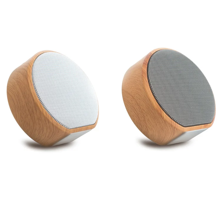 whosale new design mobile phone computer portable bluetooth wireless mini wood smart speaker - ANKUX.COM