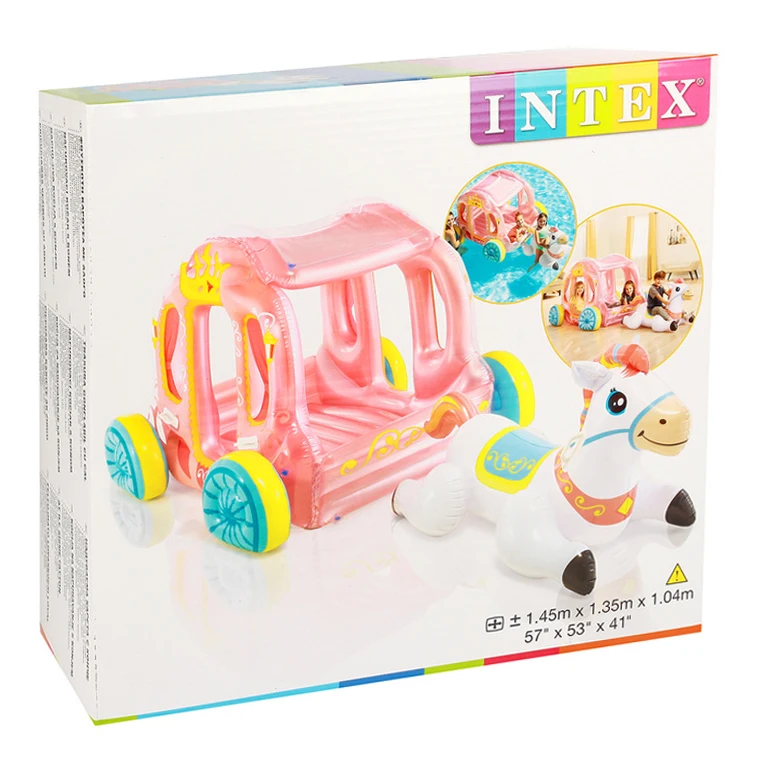 princess carriage pool float
