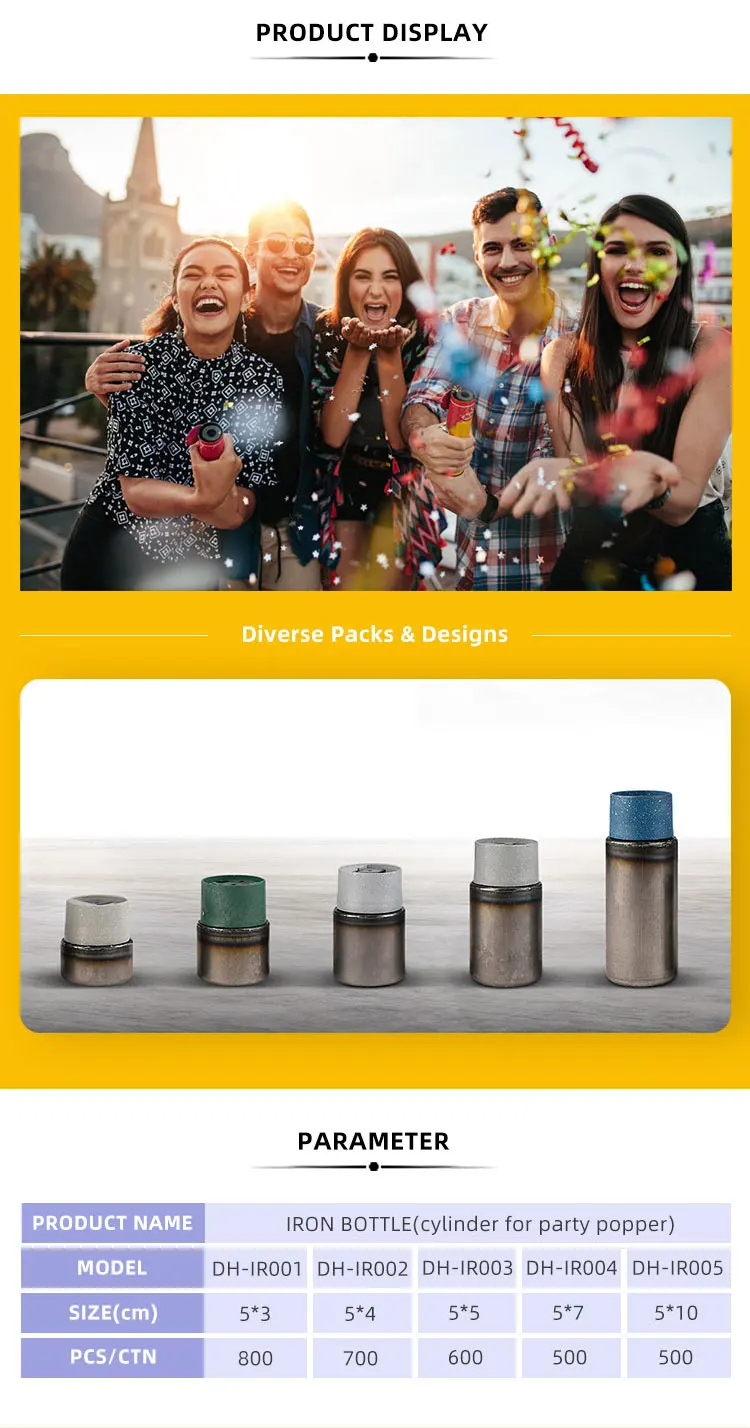 Metallic Party Popper