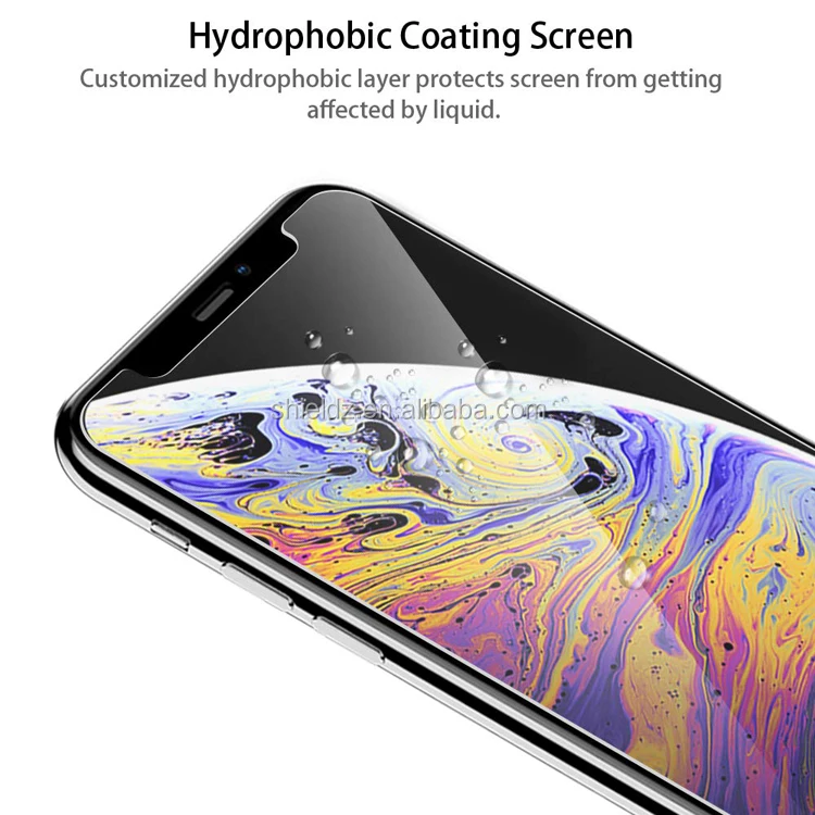 Glass Protector 2 Pack For iPhone 11 Pro Max 2019 6.5'', For iPhone XS MAX Tempered Glass With Easy Installation