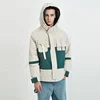 Men Clothing Extra Thick Goose Down Jacket Nylon Fabric Padded Winter Coat