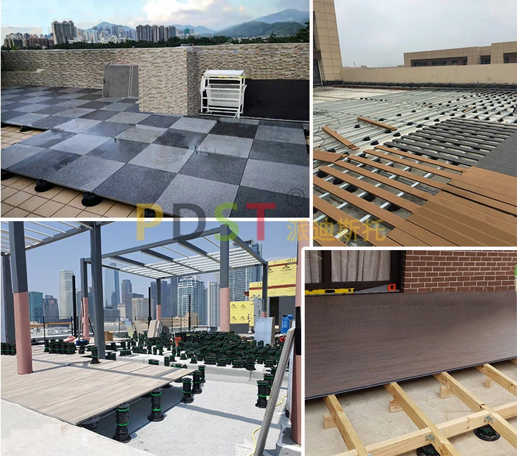 Verstellbare Standfuß Höhe Marmor Kunststoff Doppelboden Becken Stein