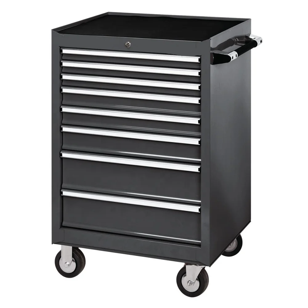 Wholesale Workshop Garage Warehouse Storage Rolling Metal Tool Cabinet with Top Chest Removable Tool Box manufacture
