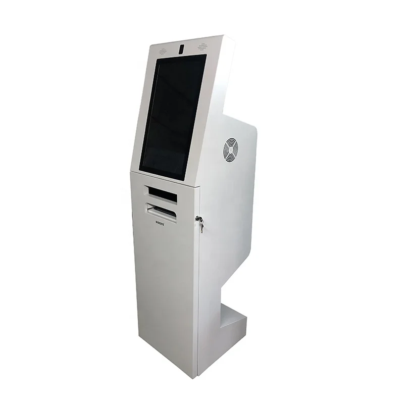 A4 Scanner and A4 printer Kiosk With fingerprint barcode scanner optional