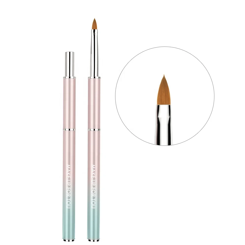 3D Nail Art Brush Kolinsky Hair Gel Nail Brush Set Brush For Nails