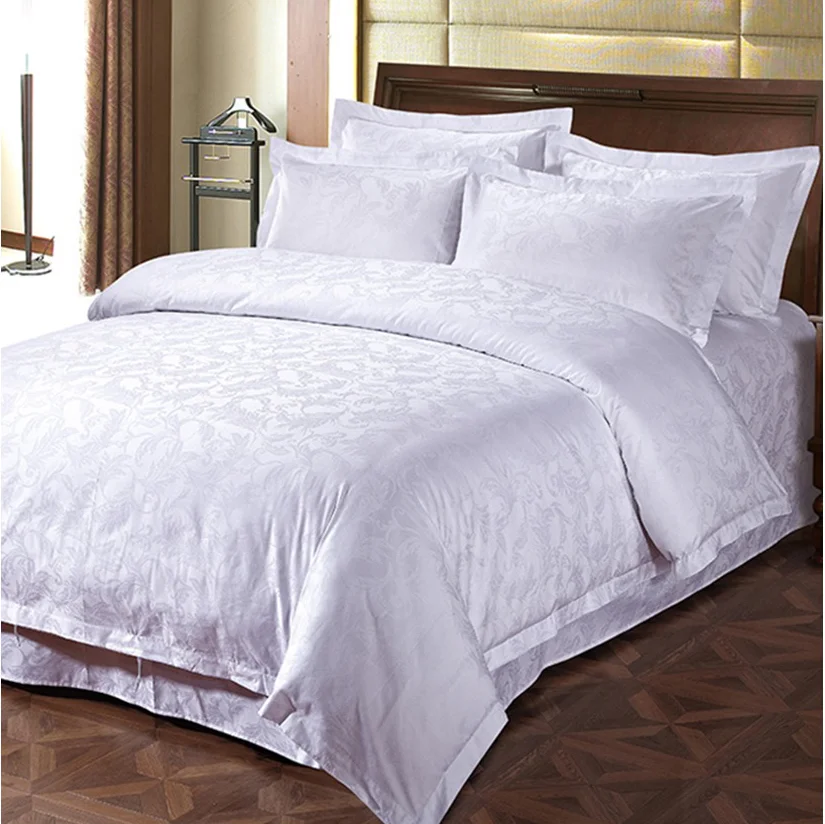 Guangzhou hotel bedding set bed clothes bed linen fabric