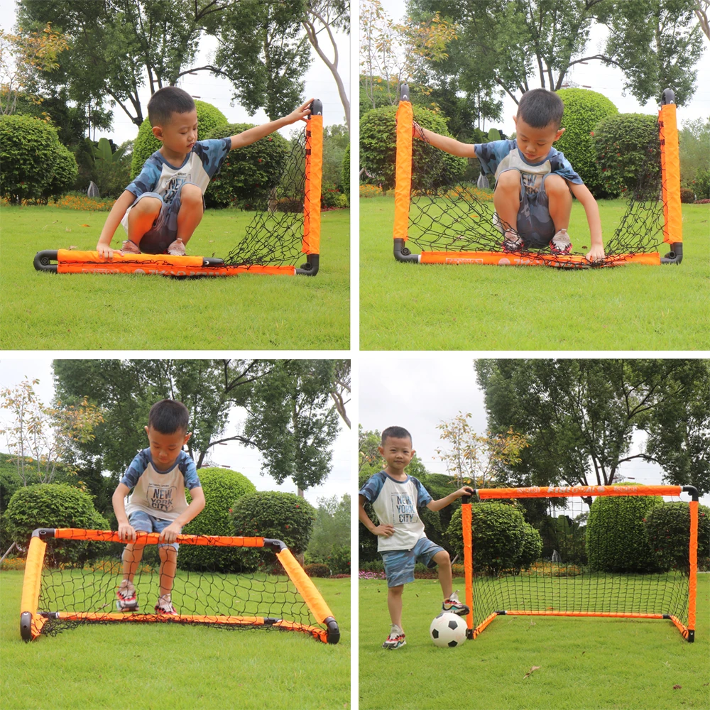 Folding Portable Collapsable Multisize Soccer Goal For Kids Mini Small