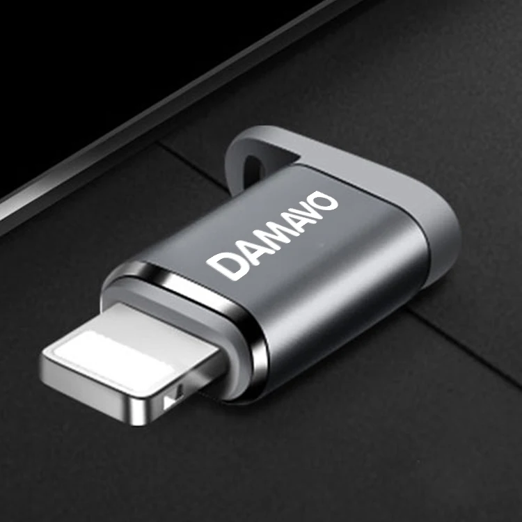 Smart phone Colorful Portable micro usb to ios lanyard mini usb cable adapter - ANKUX.COM