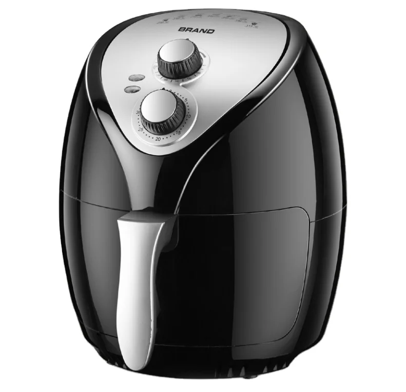 Electric Fryer 3.5l 1200w Mini Black Air Fryer For Kitchen Stainless