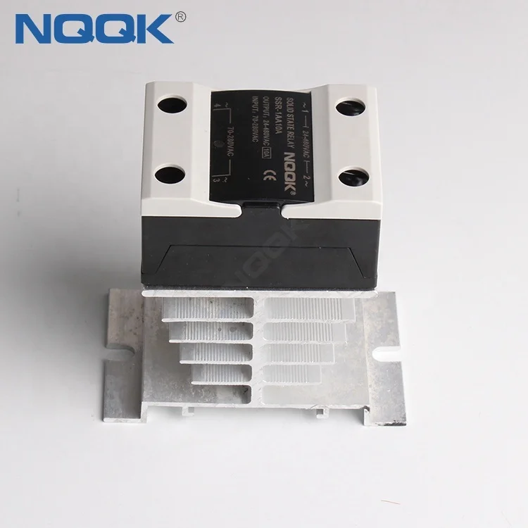 iFCOW Aluminum Alloy Heat Sink for Three Phase Solid State Relay Mountable Heatsink Design Dissipate Heat Protect Relay 