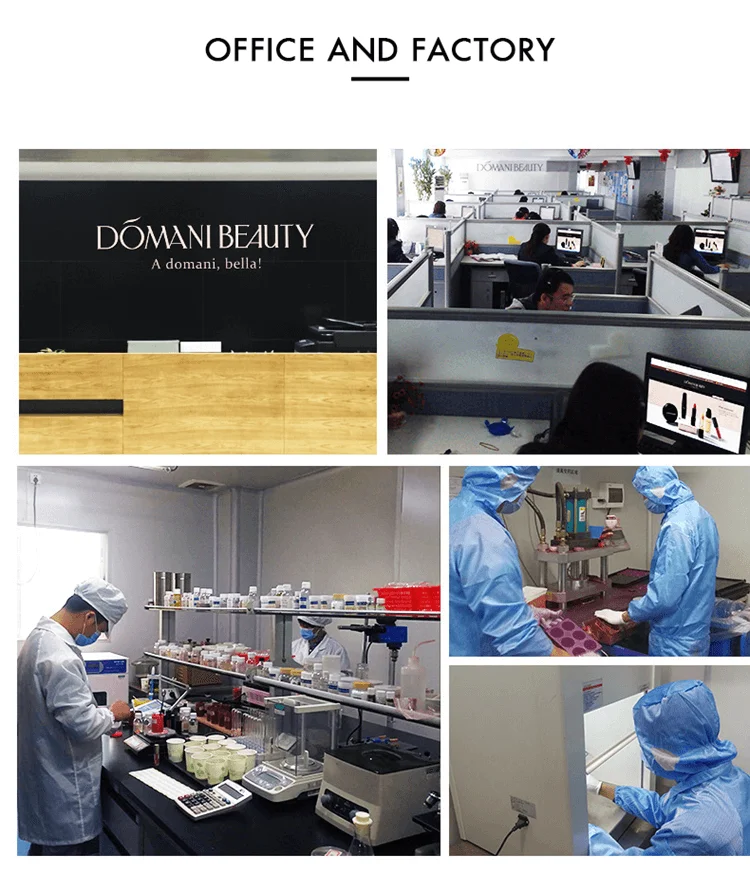 Domani Beauty Waterproof Shimmer Wholesale Custom Glazed Glitter Makeup Brush Private Label Single Liquid Eye Shadow Eyeshadow