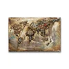 World Map 3D Metal Wall Craft for Home Decoration