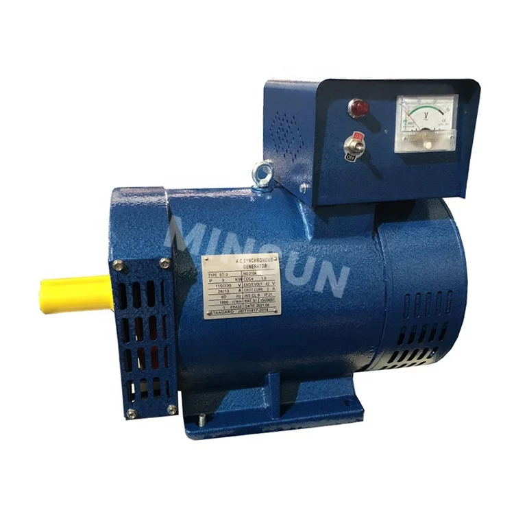 St3 Single Phase Brush Generator Without The Engine Alternator 230v