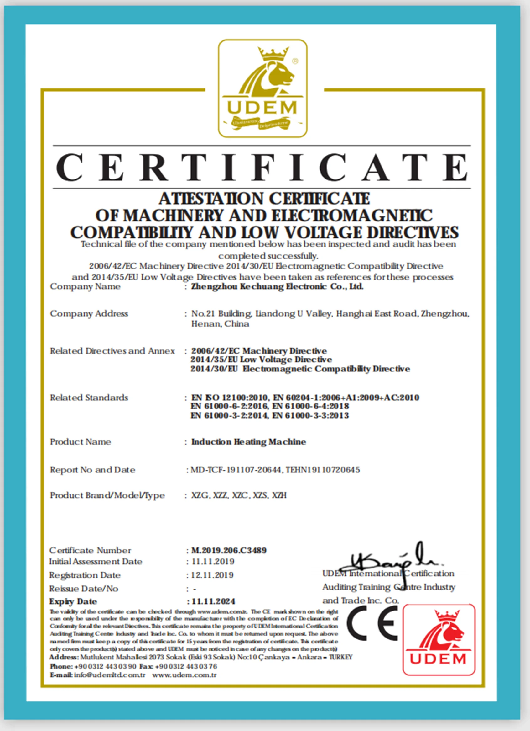 induction brazing machine for copper