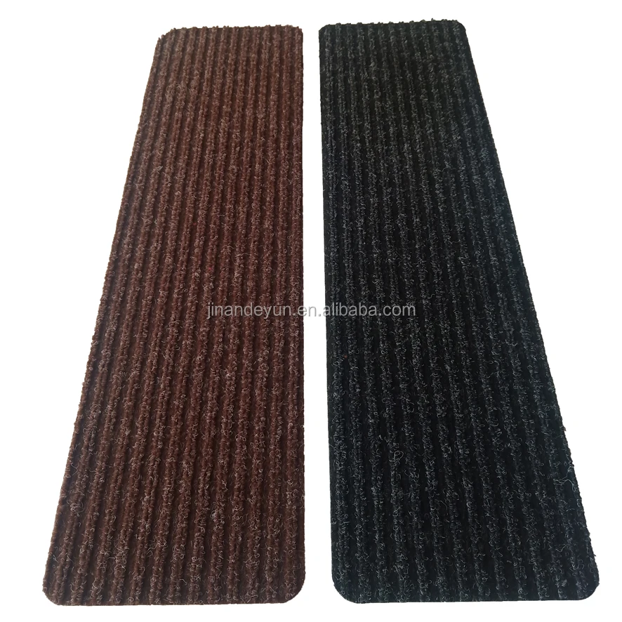 Carpet Stair Treads Set Of 15 Non Slip Skid Rubber Runner Mats Or Rug