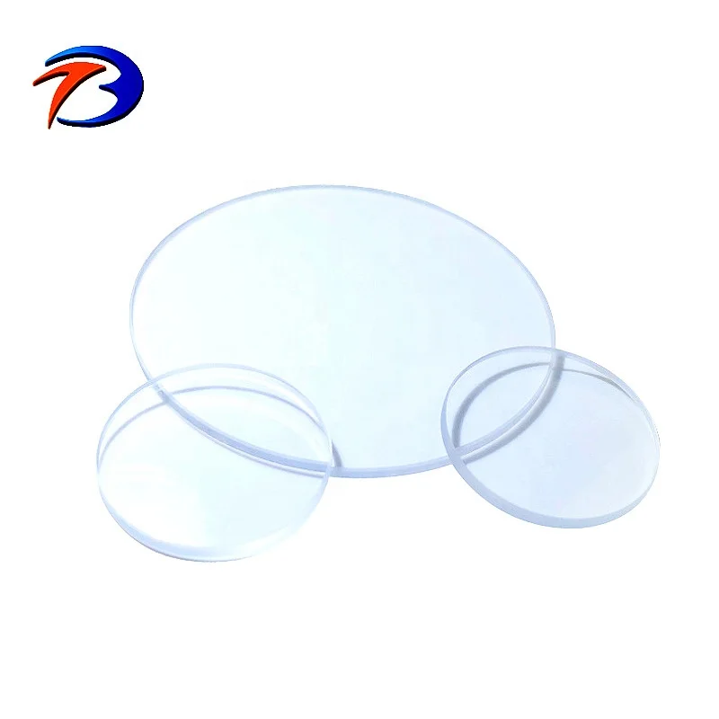 Custom optical crystal glass sapphire window/otpcial sapphire plate